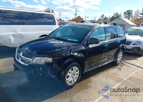 2017 Dodge Journey Se z USA, uszkodzony, nr VIN 3C4PDCAB1HT637000